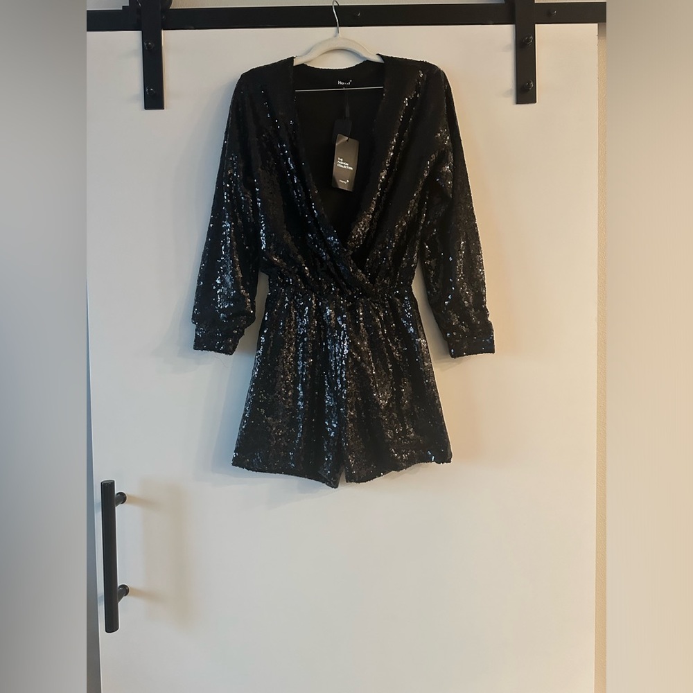 Hancy Size Medium Sequin Romper